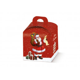 Portapanettone 200x200x180 Arriva Babbo Natale