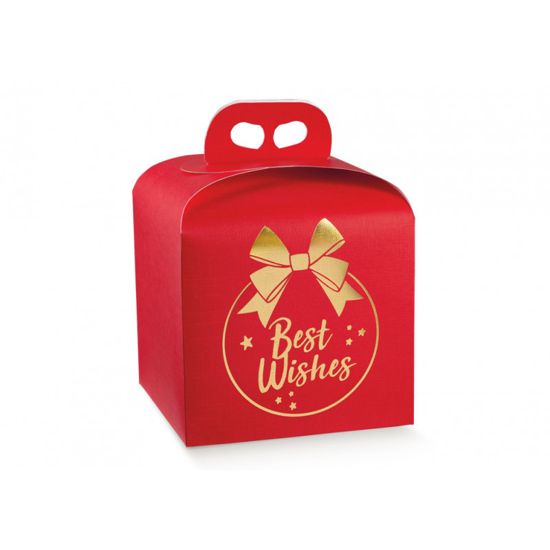 Portapanettone 200x200x180 Best Wishes