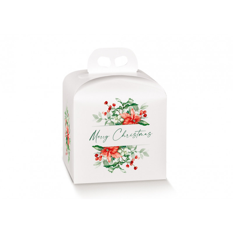 Portapanettone 200x200x180 Christmas Flowers