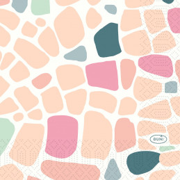 Tovagliolo Cellulosa 24x24 1/4 20x50pz Ocean Pebbles