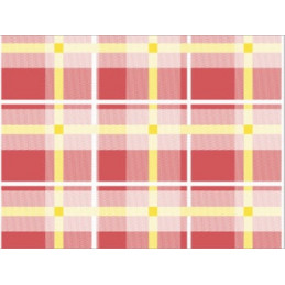 Tovaglietta 30x40 250pz Scozzese Rosso