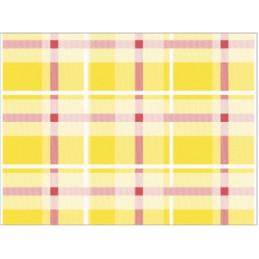 Tovaglietta 30x40 250pz Scozzese Giallo