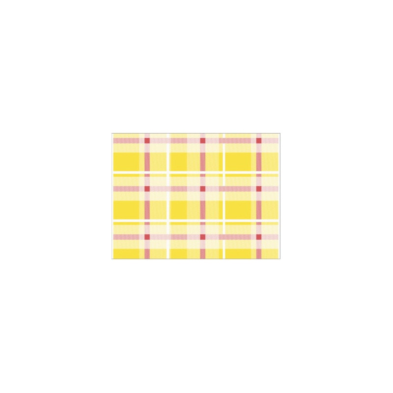 Tovaglietta 30x40 250pz Scozzese Giallo