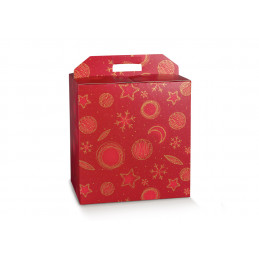 Portapanettone + Bottiglia 305x225x350 Red Universe