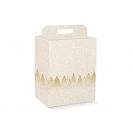 Portapanettone + Bottiglia 330x250x350 White Forest