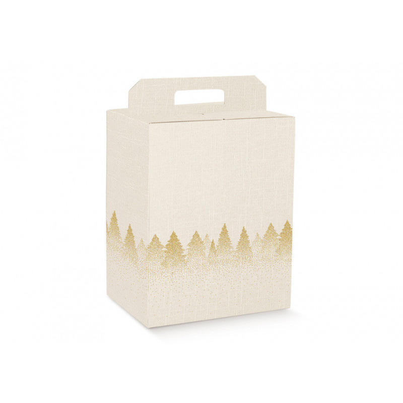 Portapanettone + Bottiglia 330x250x350 White Forest