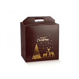 Portapanettone + Bottiglia 280x300x350 Magical Winter