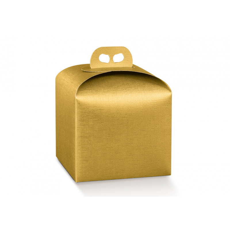 Portapanettone 100x100x100 Fibra Oro