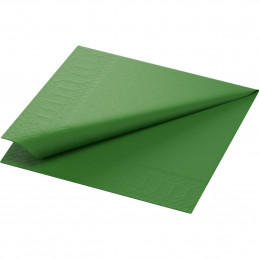 Tovagliolo Cellulosa 33x33 1/4 16x125pz Verde Foglia